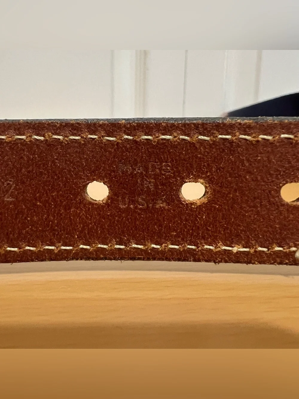 Vtg Tommy Hilfiger Authentic Surpus Style Khaki & Navy Surcingle Belt Sz 36 USA